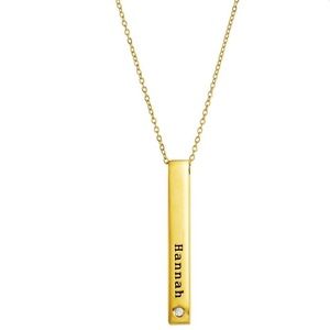 SAVVY CIE HANNAH BAR NECKLACE
